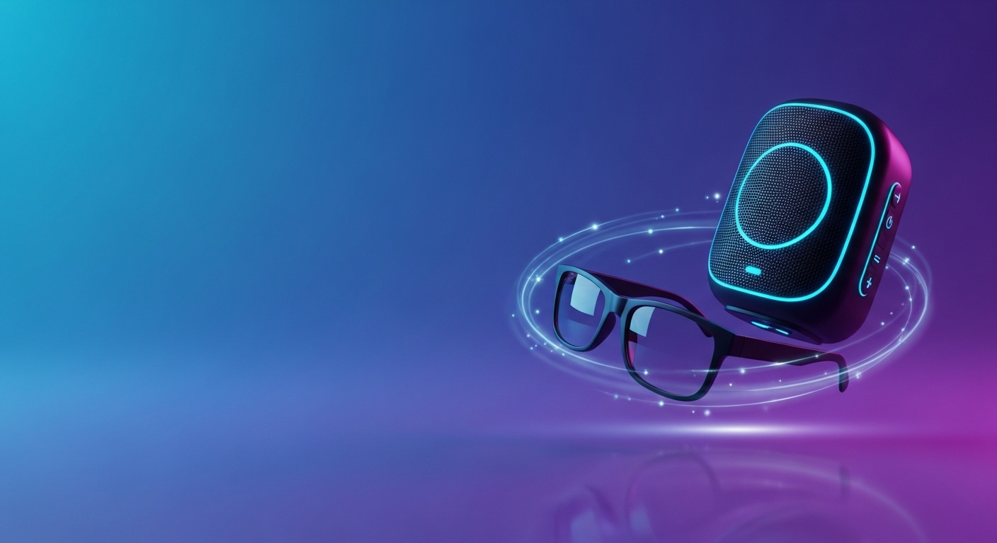 Modern tech gear like speakers and smart devices