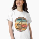 Country Festival Shirt – Guitar, Boots & Bonfire Under the Stars